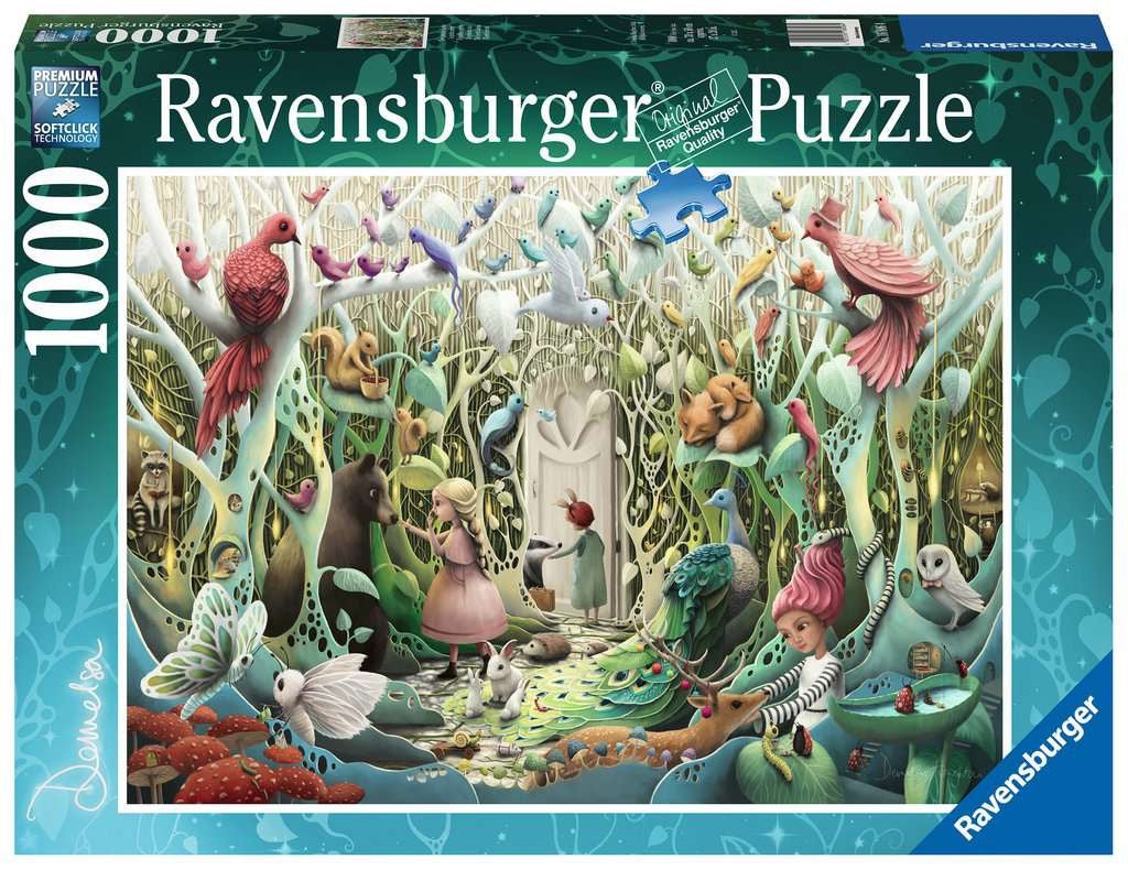 My original art for Ravensburger Alice in Wonderland puzzle (1000