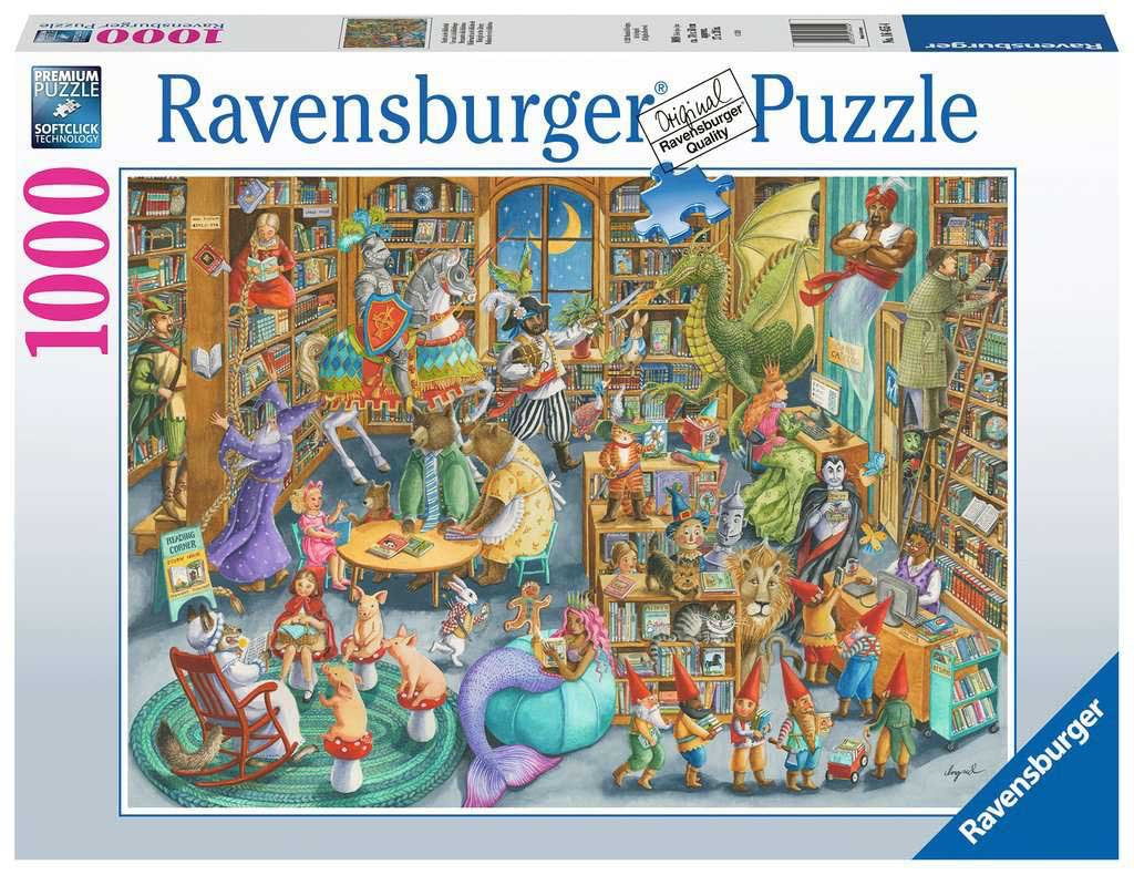 Ravensburger - Legpuzzel - De Grote Bibliotheek - 1500 stukjes Ravensburger - Legpuzzel - De Grote Bibliotheek - 1500 stukjes