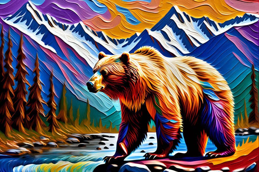 Colorful Bear