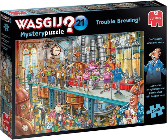 Trouble Brewing! - Wasgij Retro Mystery 21