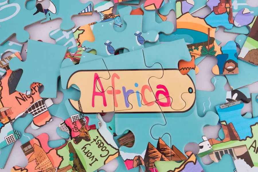Giant Africa Map Puzzle - | Fairplay Puzzles