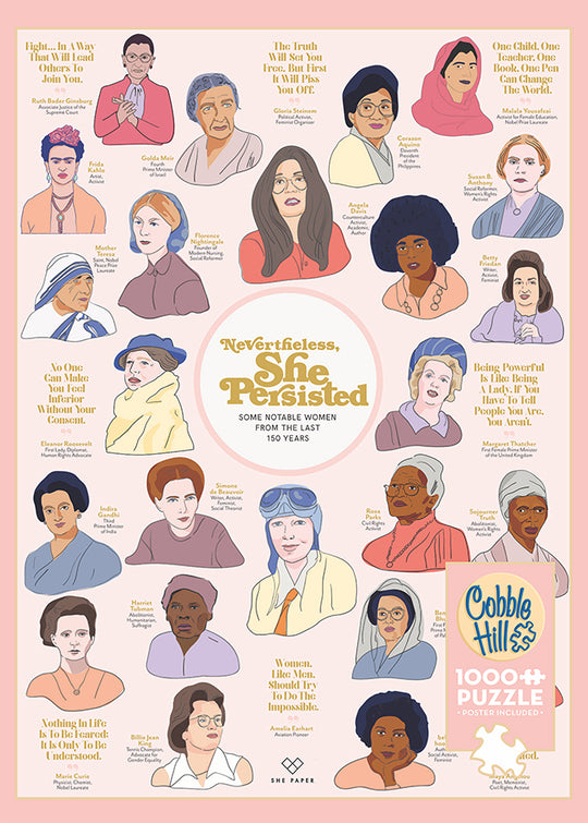 Nevertheless She Persisted - Fairplay Puzzles